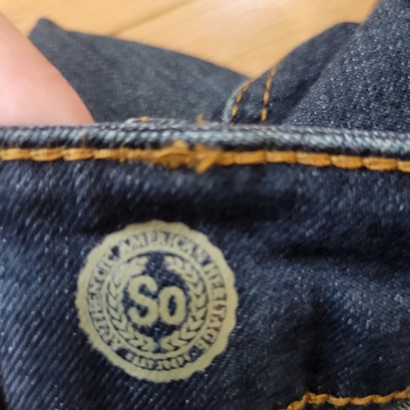 SO Authentic American Heritage Junior's Size 15/31" Low Rise Bootcut Stretch - Picture 5 of 8